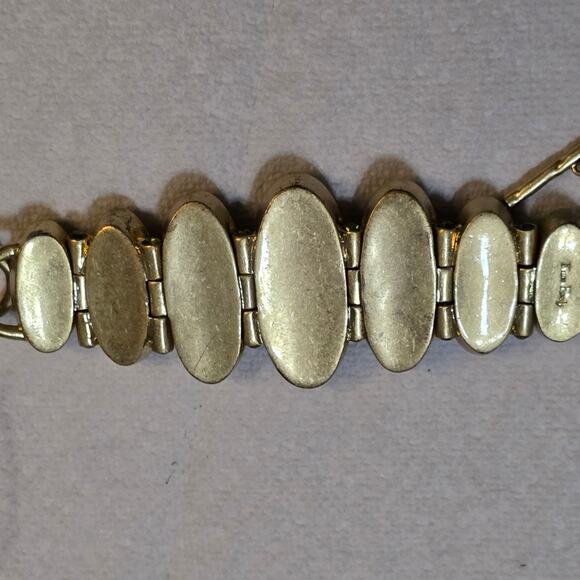 Lia Sophia Vintage Kian Collection Kim Family Bracelet Green & Yellow Stones‎ - Picture 5 of 8